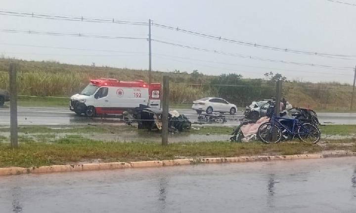 Acidente na Rodovia SP-294 causa ferimentos graves em Pompeia