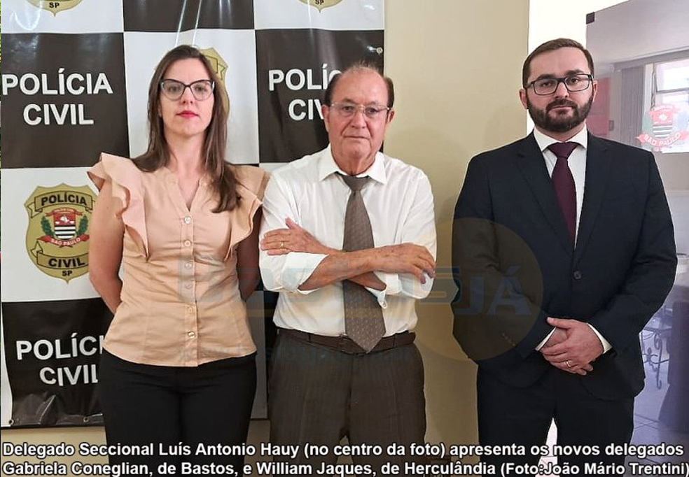 Novos delegados assumem a DDM de Bastos (SP) e Delegacia de Polícia Civil de Herculândia