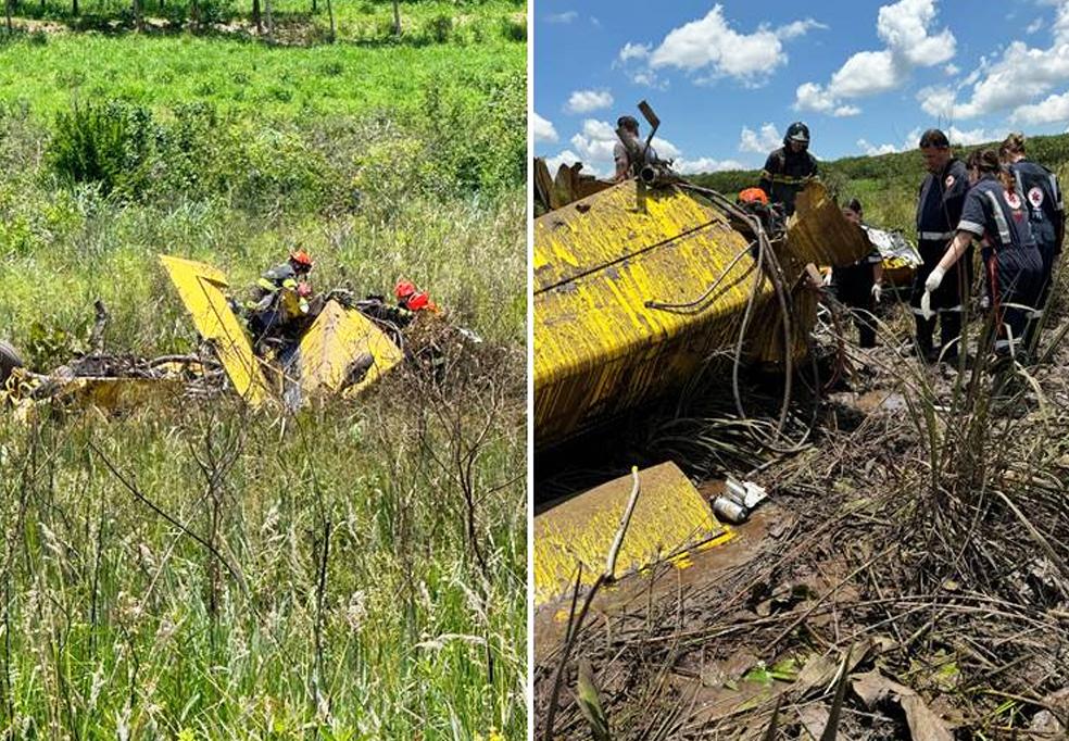 Piloto de Adamantina morre em queda de avião agrícola em Fernandópolis