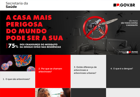“Dengue 100 Dúvidas” informa a população na luta contra o Aedes